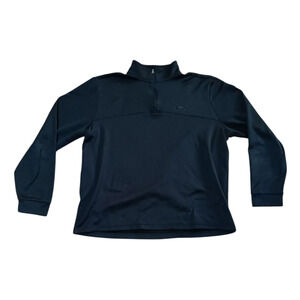 Under Armour  Black 1/4 Zip Pullover Size XL